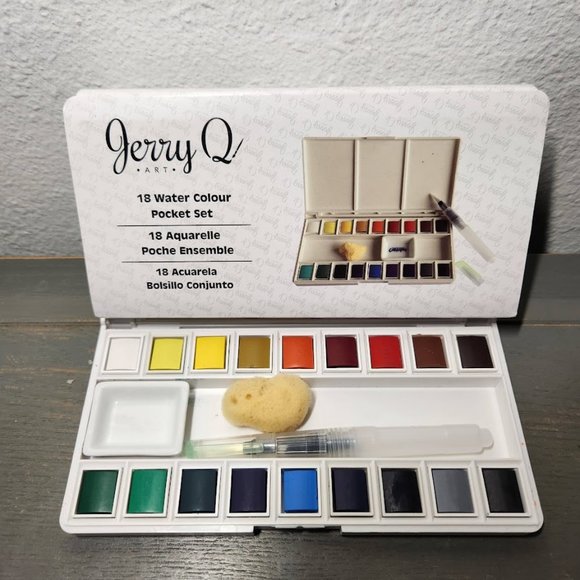 Jerry Q Office New Jerry Q Art Set 8 Watercolor Paint